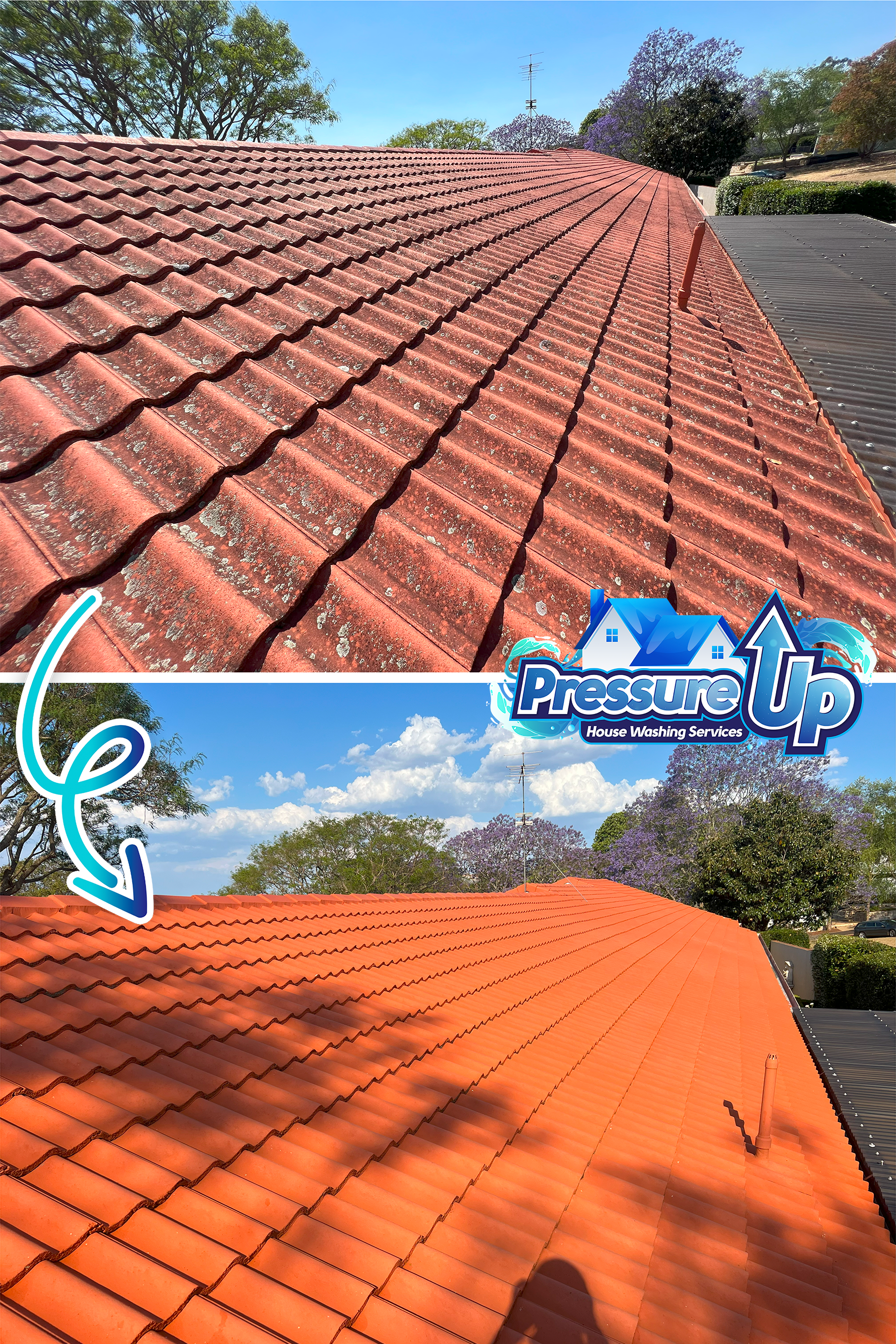 UNRECOGNISABLE! Tile Roof Transformation in Mount Lofty!